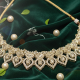 Elegant Silver-Plated Crystal Jewellery Set 5 Gemini Generated Image f1298tf1298tf129