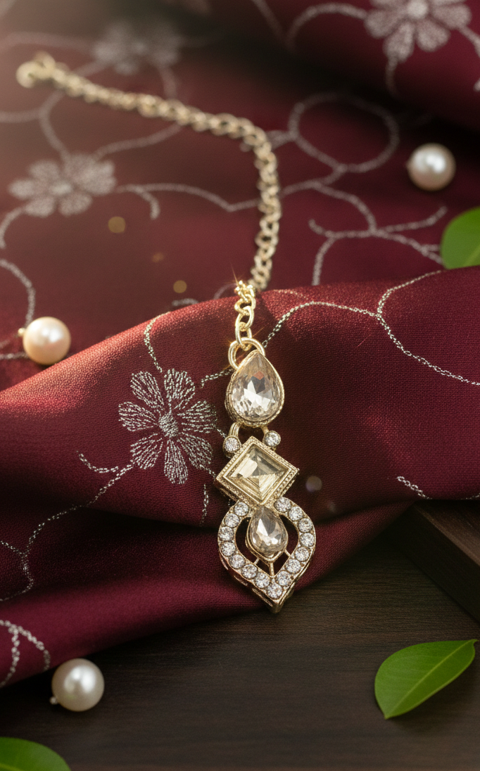 Elegant Silver-Plated Crystal Jewellery Set 4 Elegant Silver-Plated Crystal Jewellery Set