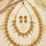 BeautifulTraditional multi-layered pearl jewelry set 3 Gemini Generated Image lbduk8lbduk8lbdu