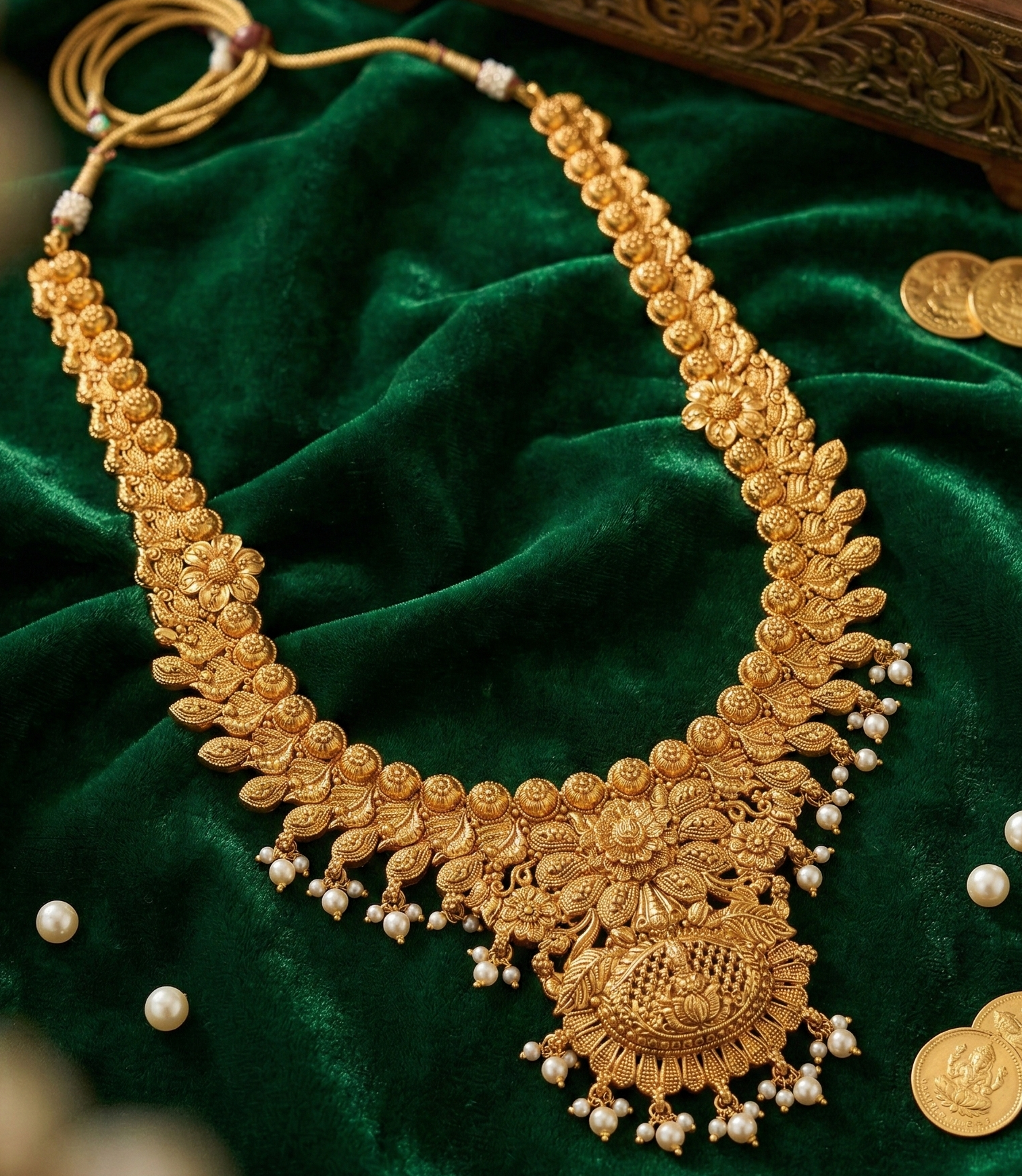 Intricate Temple-Style Choker and Long Necklace Set 6 Intricate Temple-Style Choker and Long Necklace Set