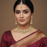 Heritage Gold-Plated Kundan Choker Set with Lustrous Cream Pearls & Champagne Stones 5 Gemini Generated Image y7ph4py7ph4py7ph