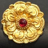 Antique Gold Mandala Statement Ring with Ruby Centerpiece 5 IMG 20260214 WA0120