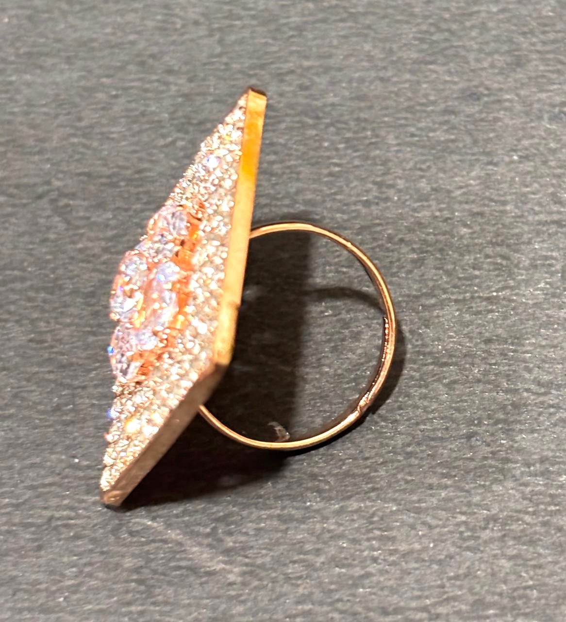 Radiant Square Crystal Statement Ring 2 Radiant Square Crystal Statement Ring