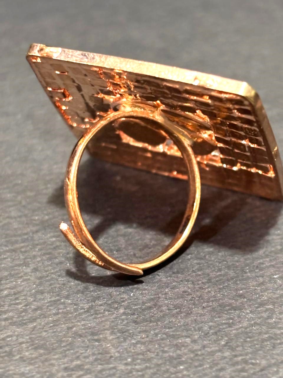 Geometric Pave Cushion Statement Ring 3 Geometric Pave Cushion Statement Ring