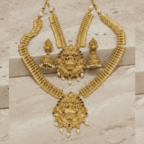 Royal Lakshmi Temple Jewellery Set for Women | Bridal Necklace with Jhumka 2 Royal Lakshmi Temple Jewellery Set for Women | Bridal Necklace with Jhumka