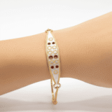 Golden Adjustable Charm Bracelet 3 brac 2