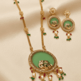 Royal Airavata Handcrafted Pendant Set