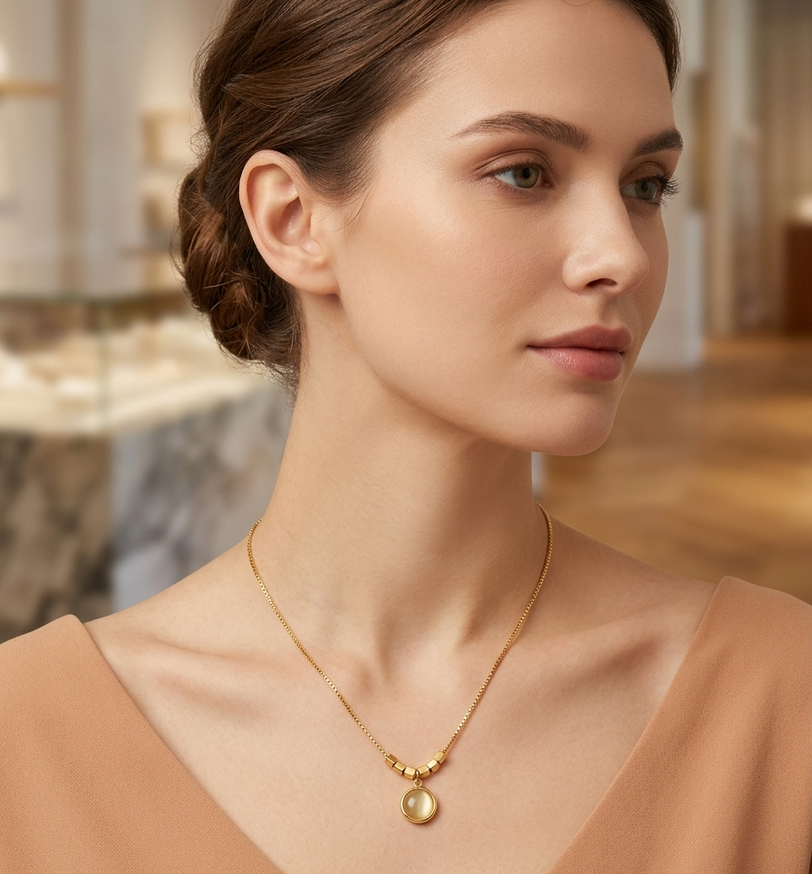 Tiger's Eye Necklace 1 Tiger's Eye Necklace