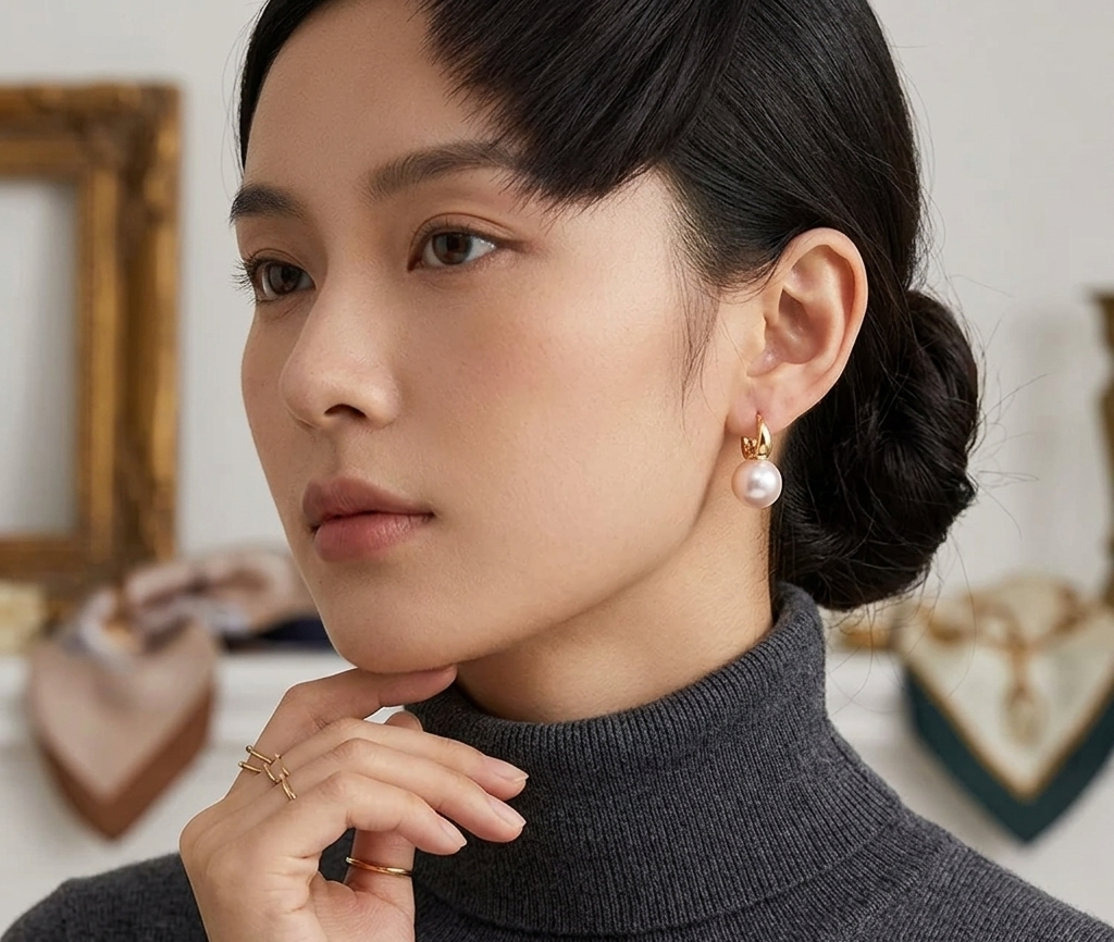 Pearl Drop Earrings | Elegant Everyday Jewelry 1 Pearl Drop Earrings | Elegant Everyday Jewelry