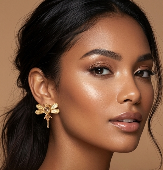 Dragonfly Enchantment: Sparkling Crystal Drop Earrings 2 Dragonfly Enchantment: Sparkling Crystal Drop Earrings