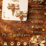 Dragonfly Enchantment: Sparkling Crystal Drop Earrings 3 8 1
