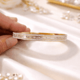 Luxury Dual-Line Crystal 18K Gold Plated Bracelet
